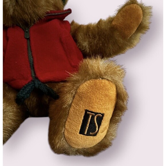 VINTAGE Plush Russ T. McBEAR~ With Vest, Mittens & HAT~ 2000 - Picture 3 of 6